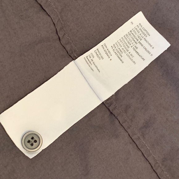 COS Casual A-line Pocket Dress In Charcoal Size 4 - Picture 13 of 15